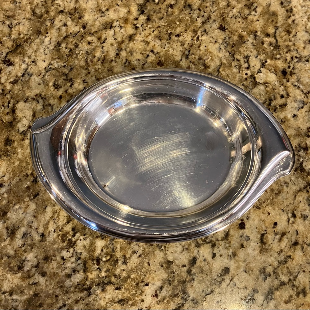 1847 Rogers & Bros Silverplate Tray FLAIR Modernism VTG‎